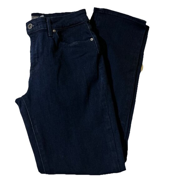 Levis Demi Curve Classic Boot Cut Jeans Womens Size 8 29 Dark Wash Denim - Picture 1 of 8